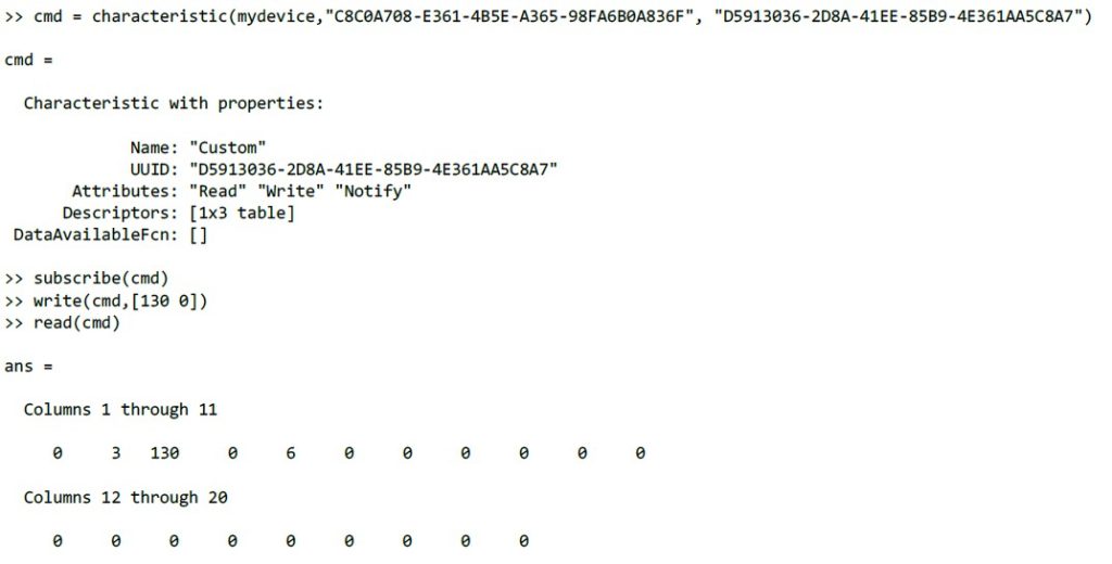 Matlab: Connection and Control - 221e Docs